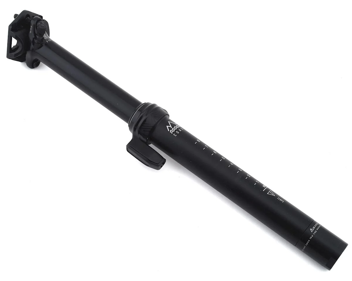 PNW Components Coast Suspension Dropper Seatpost (Black) (30.9mm) (400mm) (External Routing) (120mm) (Remote Not Incl...